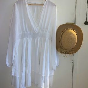 White layered Summer Dress🌷